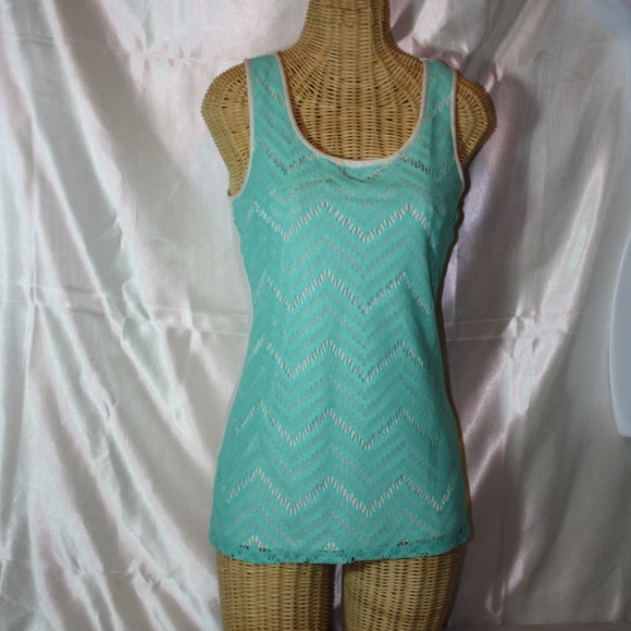 Maurices Tops - Maurices NWT Tank Top Mint/Natural Color